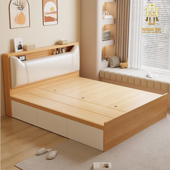 Giường ngủ thông minh gỗ công nghiệp Hoàng Đạt - GN017