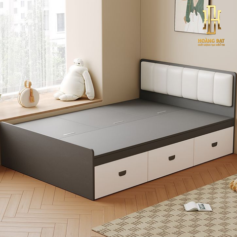 Giường ngủ thông minh gỗ công nghiệp Hoàng Đạt - GN018