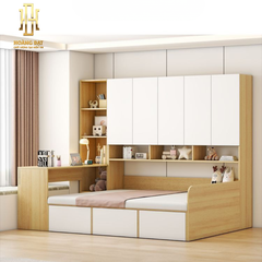 Giường ngủ thông minh gỗ công nghiệp Hoàng Đạt - GN019