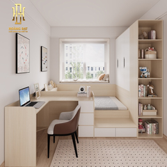 Giường ngủ thông minh gỗ công nghiệp Hoàng Đạt - GN020