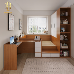 Giường ngủ thông minh gỗ công nghiệp Hoàng Đạt - GN020