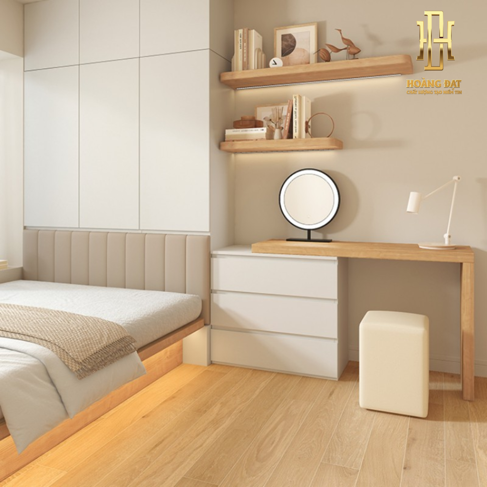 Giường ngủ thông minh gỗ công nghiệp Hoàng Đạt - GN021
