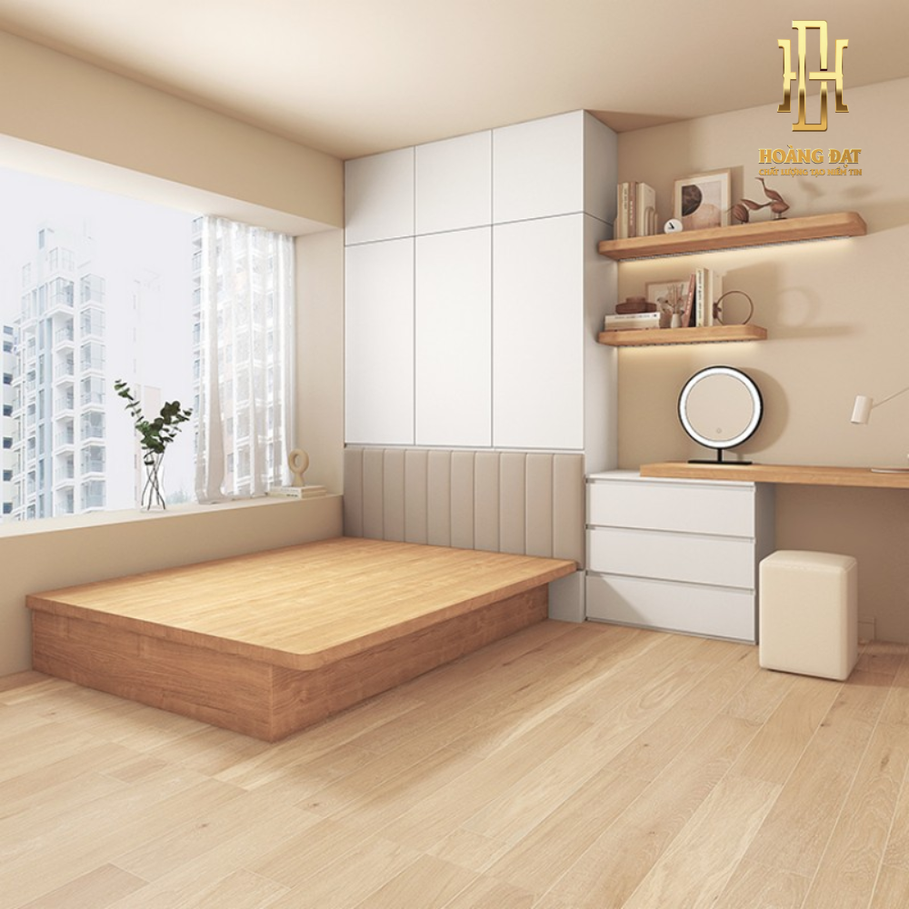 Giường ngủ thông minh gỗ công nghiệp Hoàng Đạt - GN021