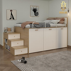 Giường ngủ thông minh gỗ công nghiệp Hoàng Đạt - GN022