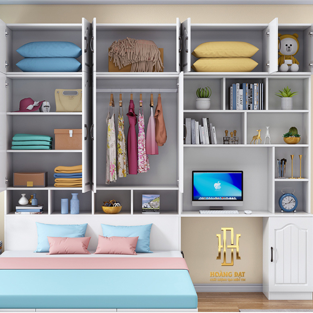 Giường ngủ thông minh gỗ công nghiệp Hoàng Đạt - GN024