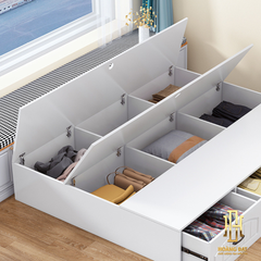 Giường ngủ thông minh gỗ công nghiệp Hoàng Đạt - GN024