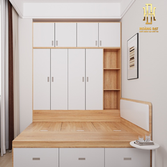 Giường ngủ thông minh gỗ công nghiệp Hoàng Đạt - GN025