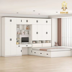 Giường ngủ thông minh gỗ công nghiệp Hoàng Đạt - GN026