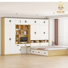 Giường ngủ thông minh gỗ công nghiệp Hoàng Đạt - GN026