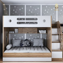 Giường tầng thông minh hiện đại Hoàng Đạt - GT002