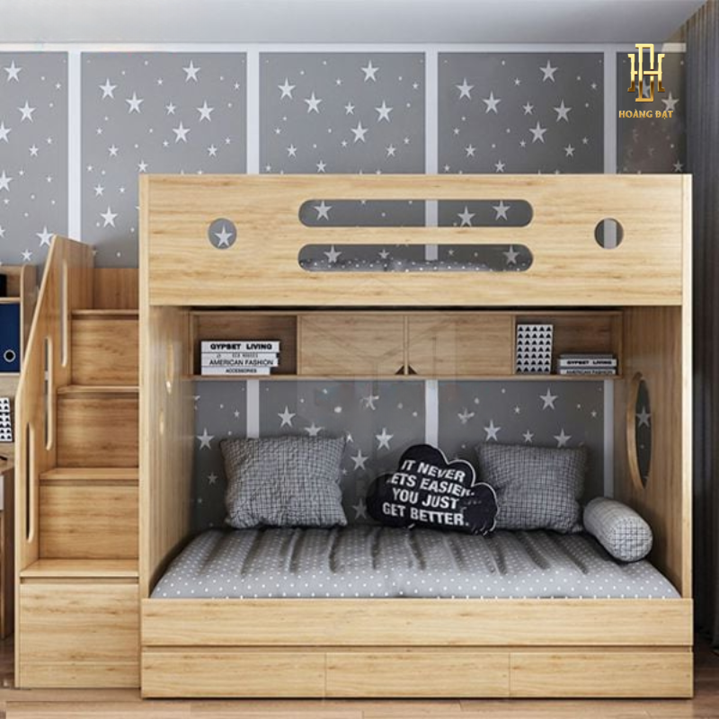 Giường tầng thông minh hiện đại Hoàng Đạt - GT002