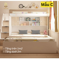 Giường tầng thông minh hiện đại Hoàng Đạt - GT003