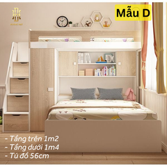 Giường tầng thông minh hiện đại Hoàng Đạt - GT003
