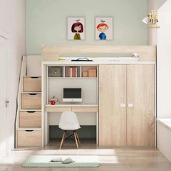 Giường tầng thông minh hiện đại Hoàng Đạt - GT004