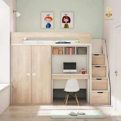 Giường tầng thông minh hiện đại Hoàng Đạt - GT004