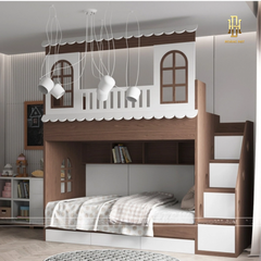 Giường tầng thông minh hiện đại Hoàng Đạt - GT005