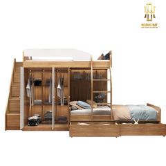 Giường tầng thông minh hiện đại Hoàng Đạt - GT014