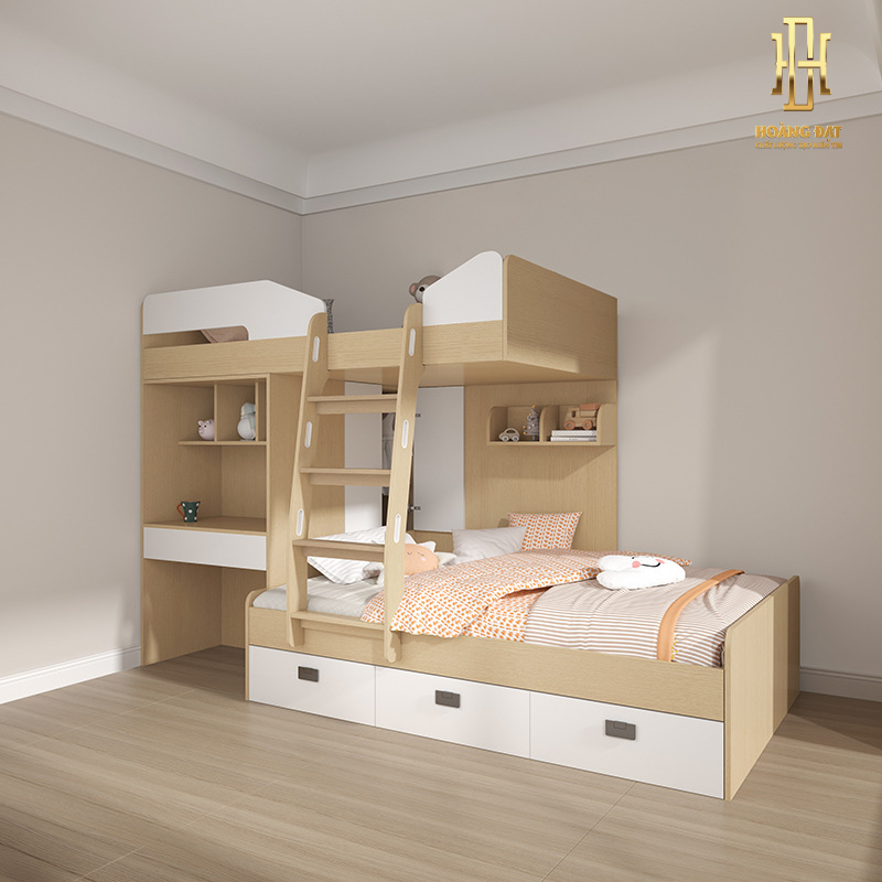 Giường tầng thông minh hiện đại Hoàng Đạt - GT015