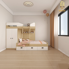 Giường tầng thông minh hiện đại Hoàng Đạt - GT015