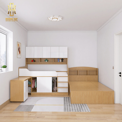Giường tầng thông minh hiện đại Hoàng Đạt - GT016