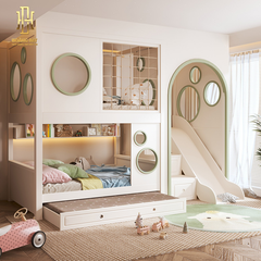 Giường tầng thông minh hiện đại Hoàng Đạt - GT017