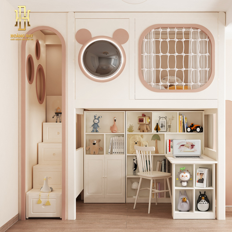 Giường tầng thông minh Hoàng Đạt GT018