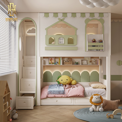 Giường tầng thông minh hiện đại Hoàng Đạt - GT019