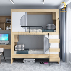 Giường tầng ký túc xá thông minh hiện đại Hoàng Đạt - GT006