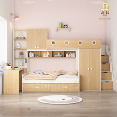 Giường tầng thông minh hiện đại Hoàng Đạt - GT007