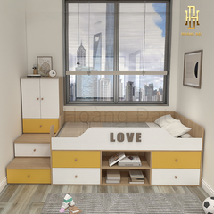 Giường tầng thông minh hiện đại Hoàng Đạt - GT013