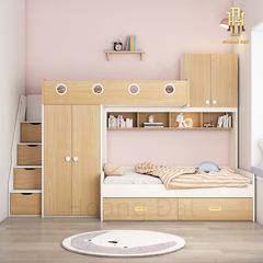 Giường tầng thông minh hiện đại Hoàng Đạt - GT007