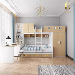 Giường tầng thông minh hiện đại Hoàng Đạt - GT012