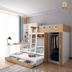 Giường tầng thông minh hiện đại Hoàng Đạt - GT012