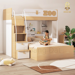 Giường tầng thông minh hiện đại Hoàng Đạt - GT011