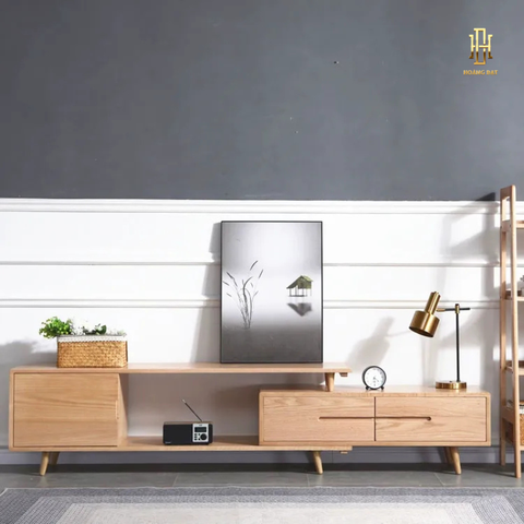 Kệ tivi gỗ công nghiệp cao cấp Hoàng Đạt - TV004