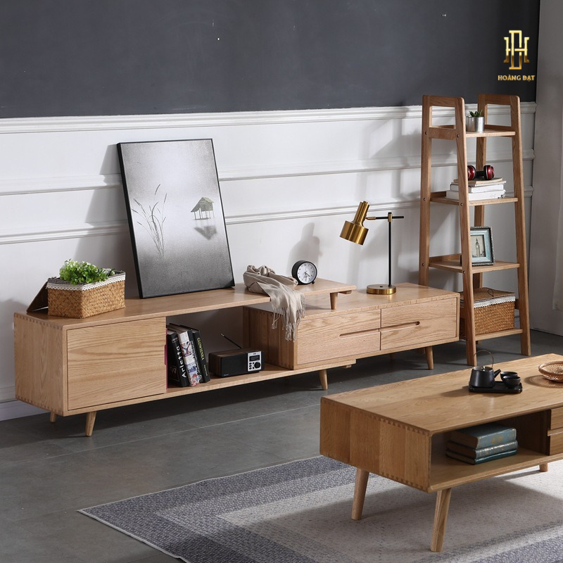 Kệ tivi gỗ công nghiệp cao cấp Hoàng Đạt - TV004