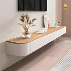 Kệ tivi gỗ công nghiệp treo tường cao cấp Hoàng Đạt - TV005