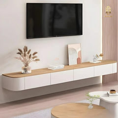 Kệ tivi gỗ công nghiệp treo tường cao cấp Hoàng Đạt - TV005