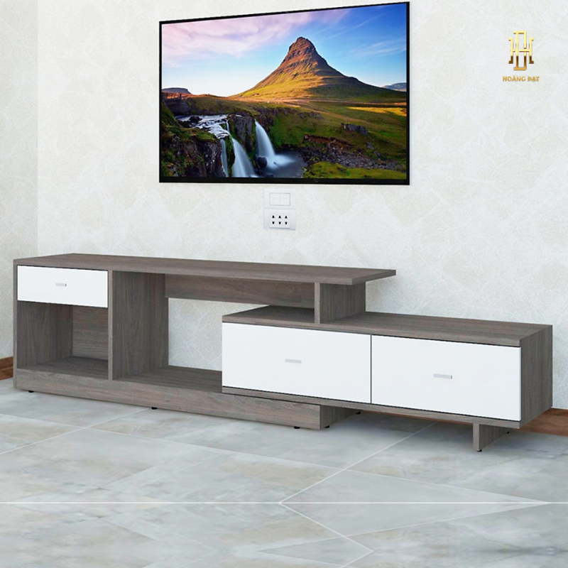 Kệ tivi gỗ công nghiệp cao cấp Hoàng Đạt - TV006