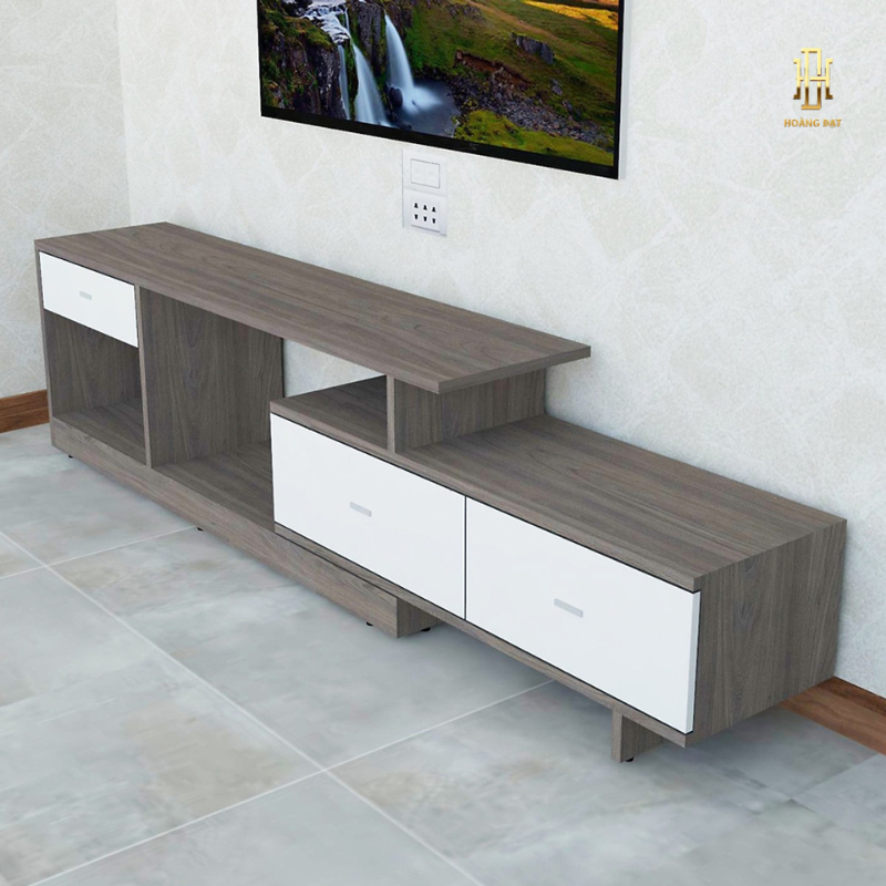 Kệ tivi gỗ công nghiệp cao cấp Hoàng Đạt - TV006