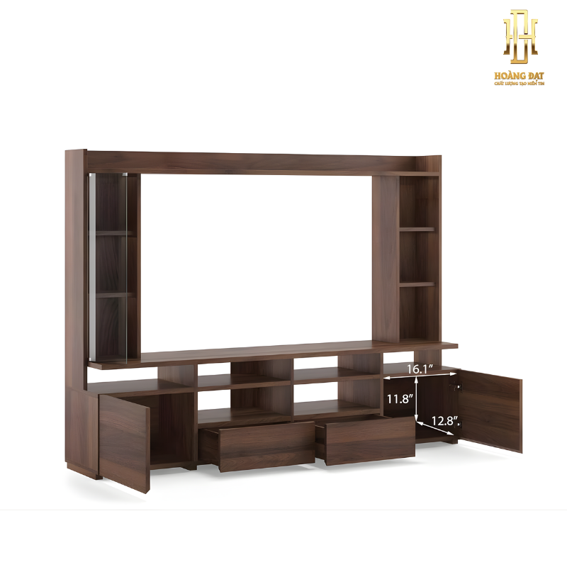 Kệ tivi gỗ công nghiệp cao cấp Hoàng Đạt - TV007