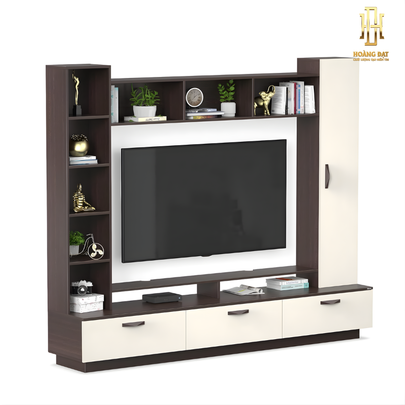 Kệ tivi gỗ công nghiệp cao cấp Hoàng Đạt - TV009
