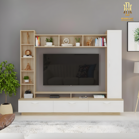 Kệ tivi gỗ công nghiệp cao cấp Hoàng Đạt - TV009