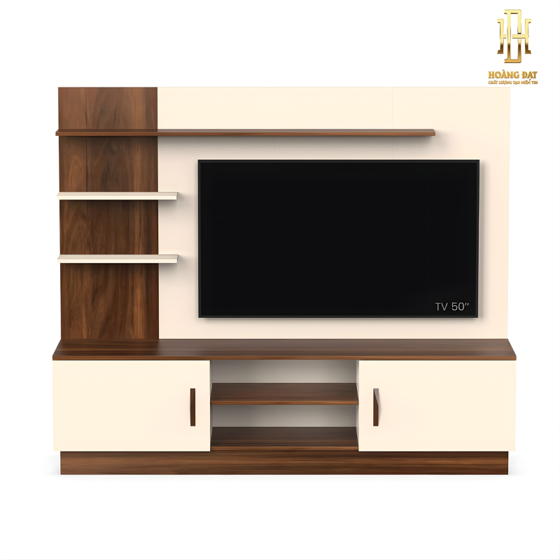 Kệ tivi gỗ công nghiệp cao cấp Hoàng Đạt - TV010