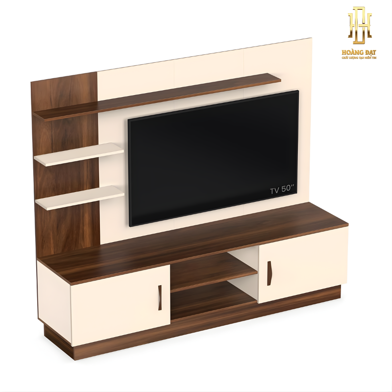 Kệ tivi gỗ công nghiệp cao cấp Hoàng Đạt - TV010