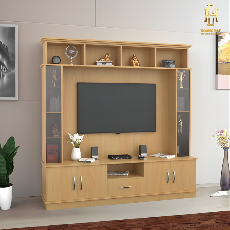 Kệ tivi gỗ công nghiệp cao cấp Hoàng Đạt - TV011