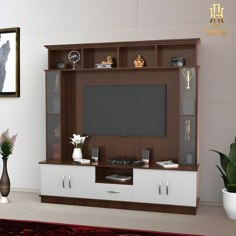 Kệ tivi gỗ công nghiệp cao cấp Hoàng Đạt - TV011