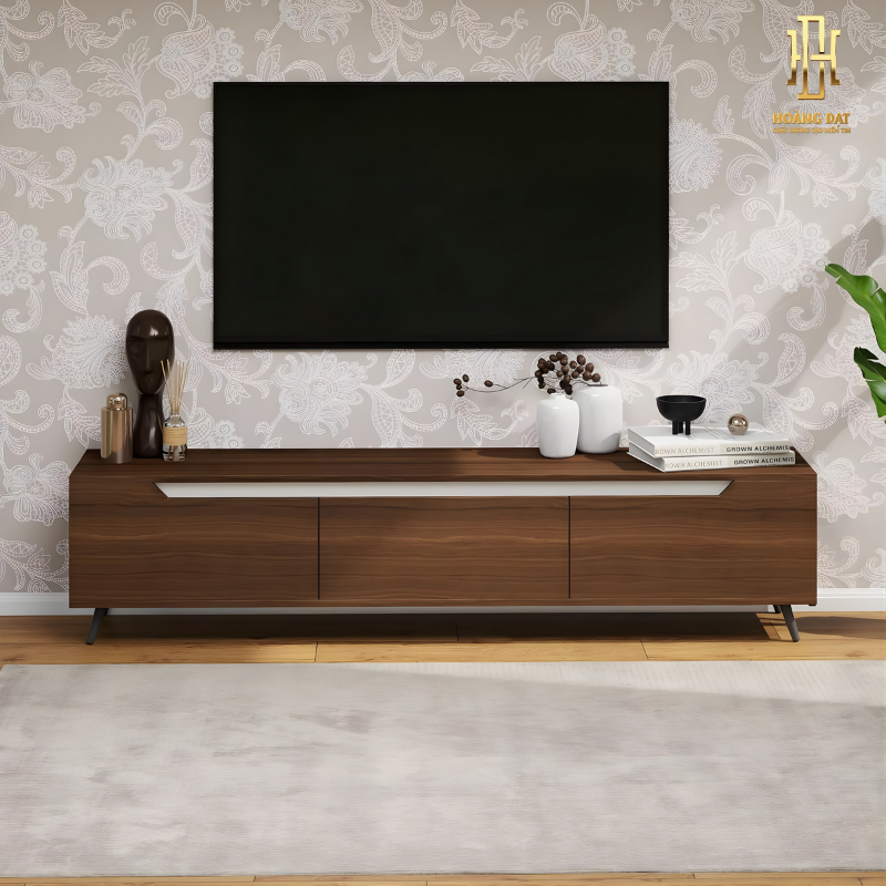 Kệ tivi gỗ công nghiệp cao cấp Hoàng Đạt - TV012