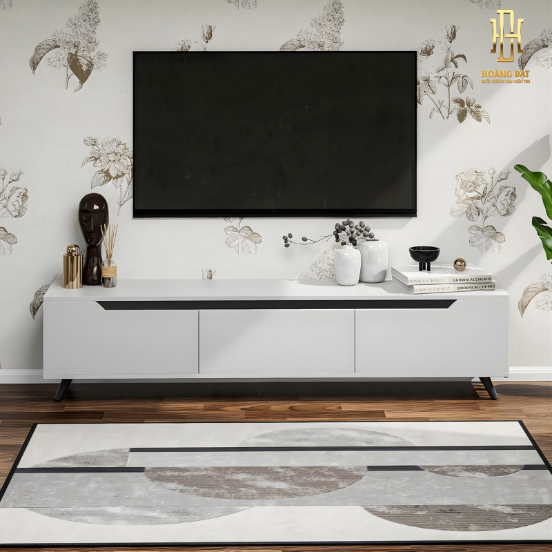 Kệ tivi gỗ công nghiệp cao cấp Hoàng Đạt - TV012