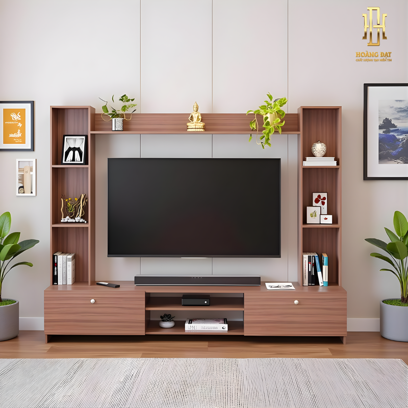 Kệ tivi gỗ công nghiệp cao cấp Hoàng Đạt - TV013
